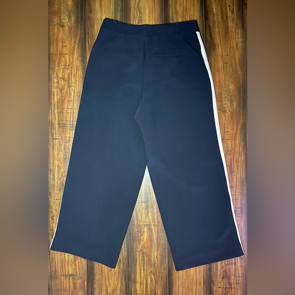 Michael Kors Blue and White Wide Leg Pants - Picture 6 of 10